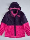 The North Face Detachable Hood Rain Jacket Purple/Pink (M)
