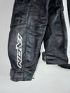 IXON Racing Technology Black & White Leather Moto Jacket Padded (L/XL)