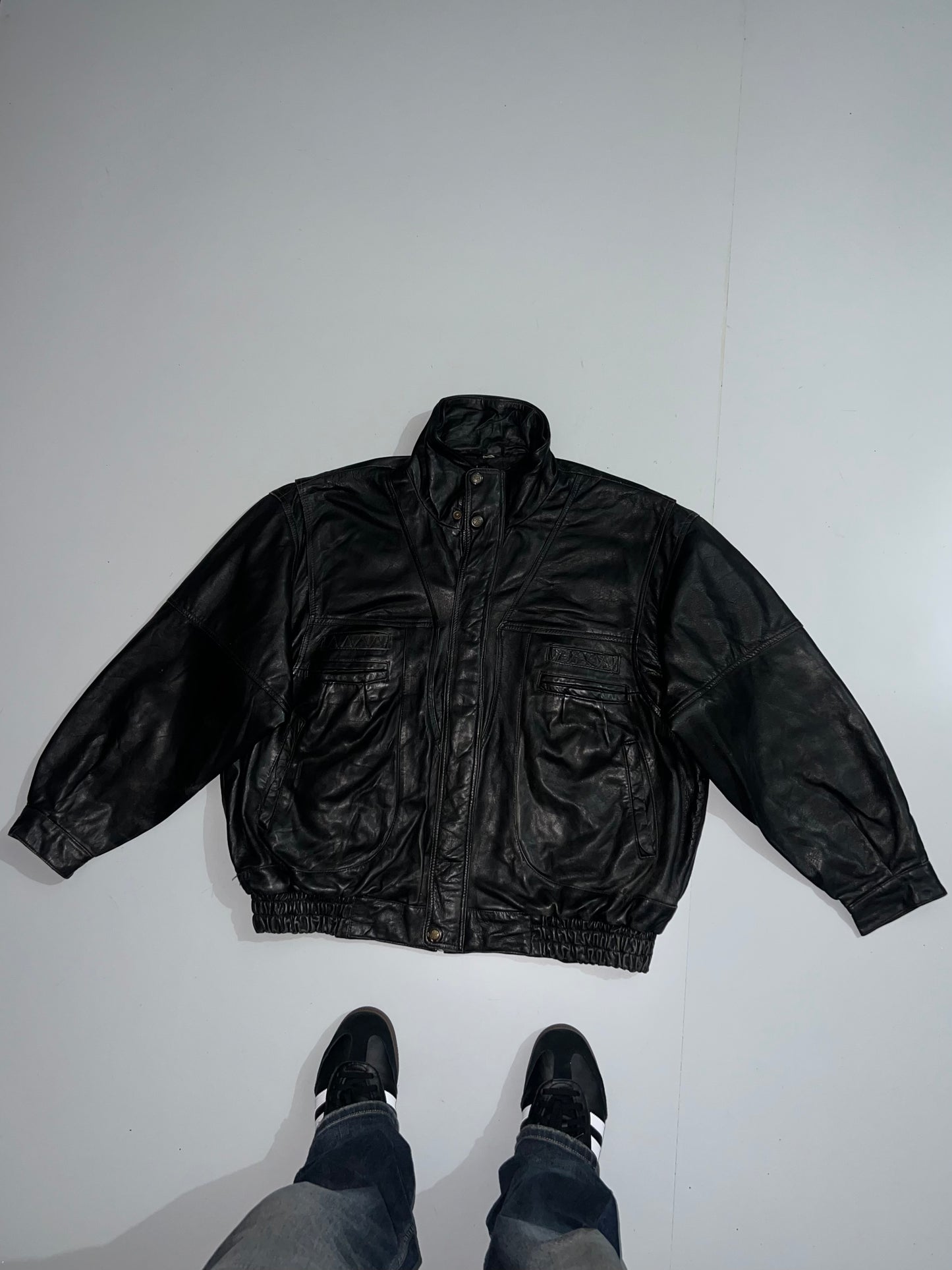 ZSuper premium Original Leather Jacket (XL/2XL)