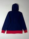 Gap 1969 Empire State Navy Zip Hoodie – Red Varsity Print (S)