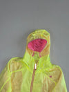 Adidas Neon Yellow Mesh-Lined Running Windbreaker with Thumbholes Women’s (S)