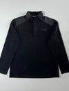 Puma Quarter-Zip Fleece Pullover - Black (M/L)