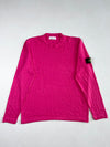 Stone Island Fuchsia Pink Knit Crewneck Sweater(XL/2XL)