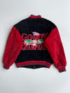 Atlanta Goody | Varsity Jacket Black Red Corduroy(M)