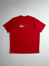 Nike | Red Dri-Fit Swoosh Raglan Tee (XL)