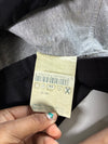 Burberry London | Black Zip Harrington Jacket Tan Leather Trim | (M)
