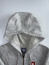 Roots Full Zip Logo Hoodie – Grey Melange (S)