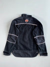 Vintage Helly Hansen Black Workwear Jacket with Reflective Stripes (S/M)
