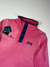 Patagonia Pink Micro D Snap-T Fleece with Allagash Patch (M)