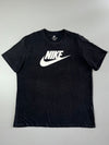 Nike Futura Logo Tee – Black Classic Crewneck (2XL)