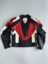 Arlen Ness Riding Gare Vintage Leather Motorcycle Racing Jacket (M)