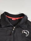 Puma Full Zip Track Jacket with Sleeve Panels – Black/White (S)