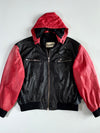 Gazelli Ledermode Premium (Detechable Hood) Original Bomber Leather Jacket (3XL/4XL)