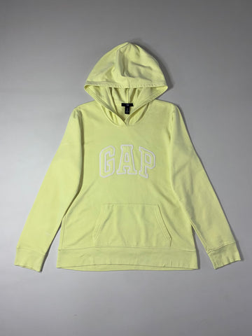 Gap Pastel Yellow Arch Logo Hoodie (S)