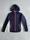 Puma Navy Polka Dot & Heart Print Windbreaker Women's (S/M)