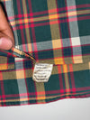 Lacoste Plaid Short Sleeve Button-Up Shirt (L)