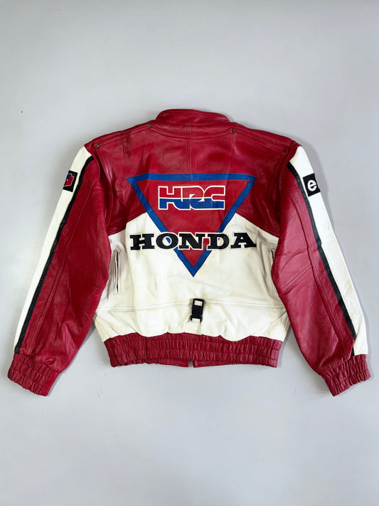 Vintage 90’s Plicana X Honda HRC Pure Leather Racing Jacket (L)
