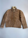 ZUltra Premium Original Pure Sued Leather Jacket (RARE) (Fur Inside) (L)