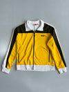 Puma Yellow & Black Track Jacket | Vintage Full Zip Sports Jacket (M/L)
