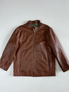 Club Blue More Premium Original Leather Jacket (L)