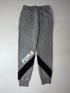 Puma Heather Grey Mesh Panel Joggers  (W:26) (L:39)