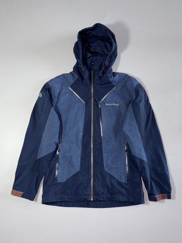 Montbell Navy Waterproof Hooded Jacket | (M)