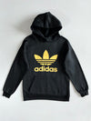 Adidas Black Gold Trefoil Hoodie (S)