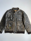 ZOld Navy Vintage Premium Original Pure Leather Jacket (XL/2XL)