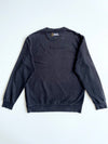 National Geographic Embroidered Logo Crewneck Sweatshirt – Black (M)