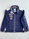 Camp David Navy Nautical Embroidered Full Zip Sweat Jacket(4Xl)