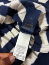 Polo Ralph Lauren Striped Ribbed Crewneck Sweater  Navy & White (L)
