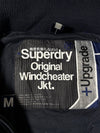 Superdry Original Windcheater Quilted Hooded Jacket – Navy,(M)