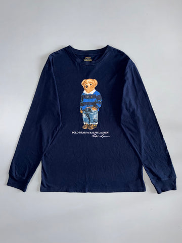 Polo Ralph Lauren Polo Bear Long Sleeve Tee Navy (M)
