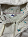 Vintage Fila White Fleece Zip-Up Jacket (M/L)