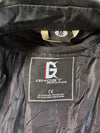 Ghost Racing Leather/Textile Hybrid Motorcycle Jacket Black/Red/White, CE Armour,Back Hump, Padded (S)