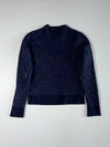Tommy Hilfiger | Navy Diamond Textured Knit Sweater | (XS/S)