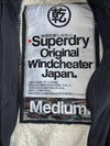 Superdry Original Windcheater Black Sherpa-Lined Hooded Jacket (M)