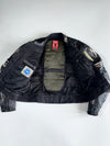 Richa x Triumph Vintage Heavy Armoured Leather Moto Jacket with Multi-Patch (Paded) (XL)