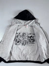 Disneyland Embroidered Fleece-Lined Hooded Windbreaker – Black, Size (M)