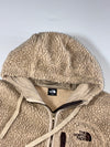 The North Face Sherpa Fleece Hooded Jacket – Beige (M)