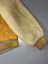 Bagatelle Pour Hommes Yellow Leather Varsity Jacket (L)