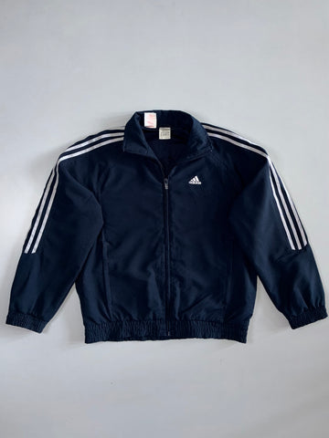 Vintage 2004 Adidas 3-Stripes Navy Track Jacket (S/M)