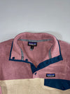 Patagonia Synchilla Snap-T Fleece, Pink/Cream (M/L)