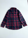 Forever 21 Red Navy Plaid Wool-Blend Shacket – (M)
