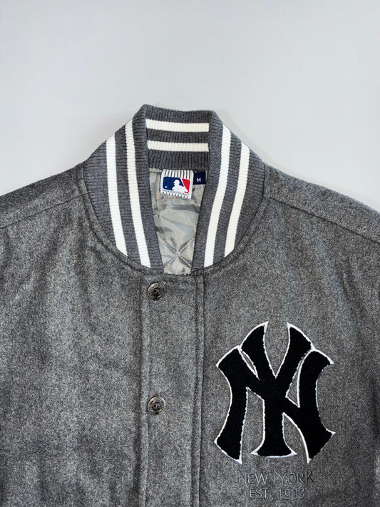 MLB New York Yankees “Est. 1903” Vintage Wool Varsity Bomber Jacket (M/L)
