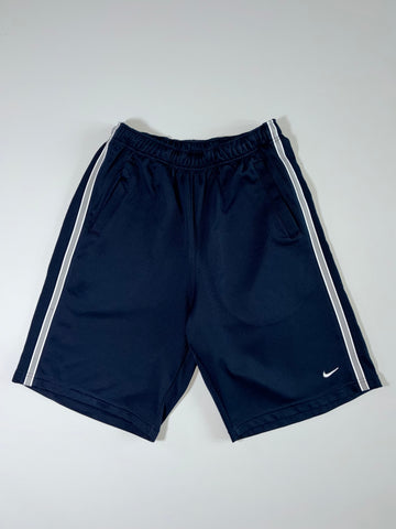 Nike Navy Striped Athletic Shorts Elastic (W:28|L:21)
