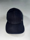 Tommy Hilfiger Navy Classic Baseball Cap – Metal Flag Badge, Embroidered Stripe Back (Adjustable)