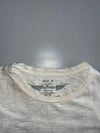 Big Train | Japanese Crane Art Graphic embroidered Tee | Off-White (M)