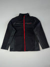 Spyder Black Knit Fleece Full-Zip Jacket (S)