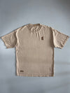 Lifework | Bearbrick Embroidered Oversized Tee | Light Beige (XL)
